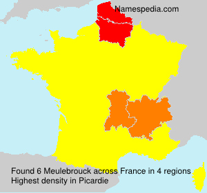 Surname Meulebrouck in France Surname Meulebrouck in France