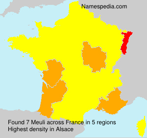 Surname Meuli in France Surname Meuli in France