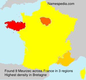 Surname Meurzec in France Surname Meurzec in France