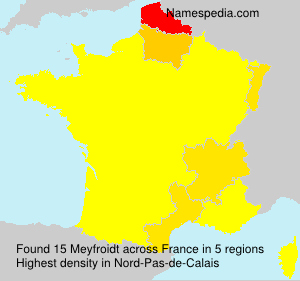 Surname Meyfroidt in France Surname Meyfroidt in France