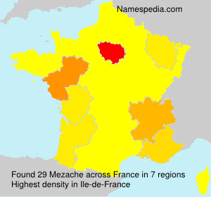 Surname Mezache in France Surname Mezache in France