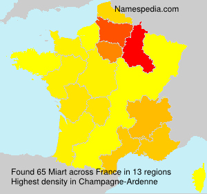 Surname Miart in France Surname Miart in France