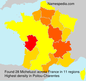 Surname Micheluzzi in France Surname Micheluzzi in France