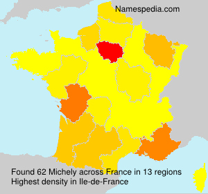 Surname Michely in France Surname Michely in France