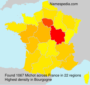 Surname Michot in France Surname Michot in France