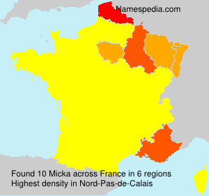 Surname Micka in France Surname Micka in France