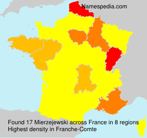 Surname Mierzejewski in France Surname Mierzejewski in France