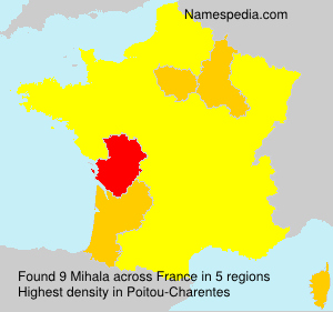 Surname Mihala in France Surname Mihala in France
