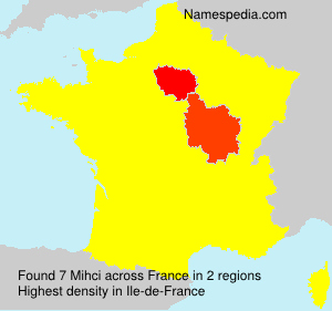 Surname Mihci in France