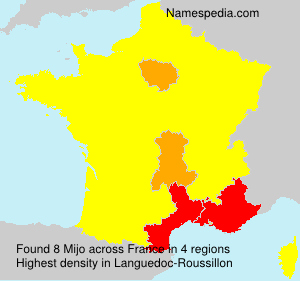 Surname Mijo in France Surname Mijo in France