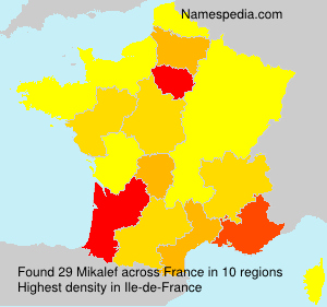 Surname Mikalef in France Surname Mikalef in France