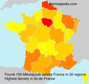 Surname Mikolajczyk in France Surname Mikolajczyk in France