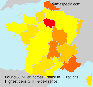 Surname Milien in France Surname Milien in France