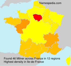 Surname Milner in France Surname Milner in France