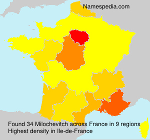 Surname Milochevitch in France Surname Milochevitch in France