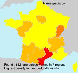 Surname Minaro in France Surname Minaro in France