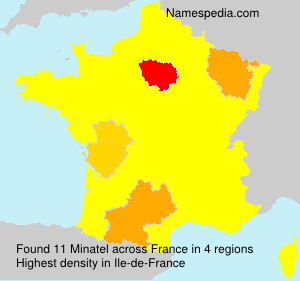 Surname Minatel in France Surname Minatel in France