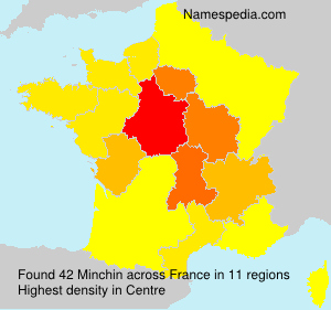Surname Minchin in France Surname Minchin in France