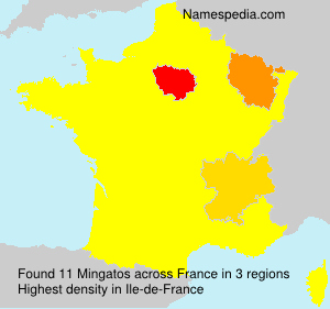 Surname Mingatos in France Surname Mingatos in France