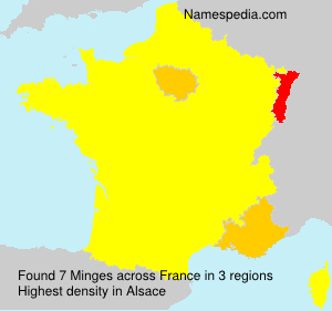 Surname Minges in France Surname Minges in France