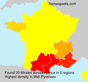 Surname Mirales in France Surname Mirales in France