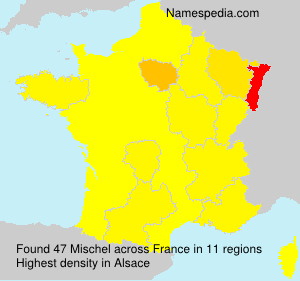 Surname Mischel in France Surname Mischel in France