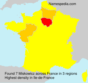 Surname Miskowicz in France Surname Miskowicz in France