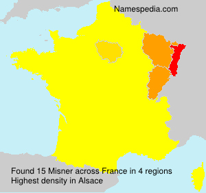 Surname Misner in France Surname Misner in France