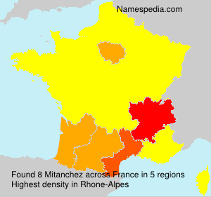 Surname Mitanchez in France Surname Mitanchez in France