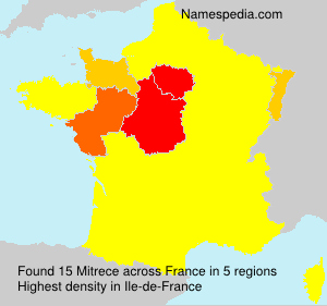 Surname Mitrece in France Surname Mitrece in France