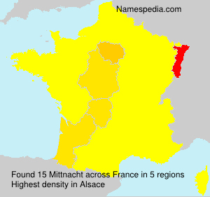 Surname Mittnacht in France Surname Mittnacht in France