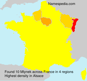 Surname Mlynek in France Surname Mlynek in France