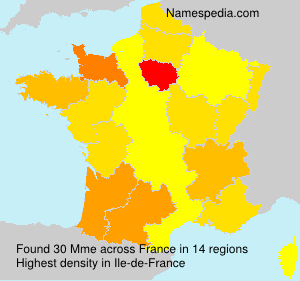 Surname Mme in France Surname Mme in France