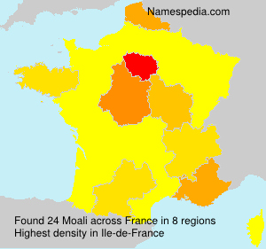 Surname Moali in France Surname Moali in France