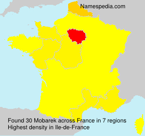 Surname Mobarek in France Surname Mobarek in France