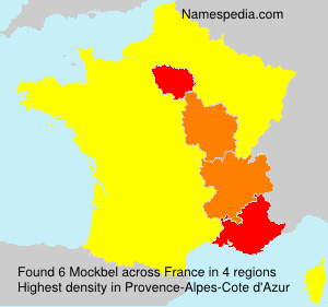 Surname Mockbel in France Surname Mockbel in France