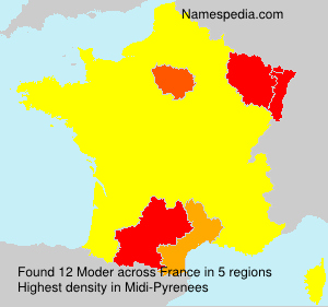Surname Moder in France Surname Moder in France