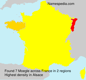 Surname Moegle in France Surname Moegle in France