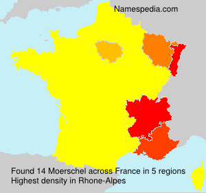 Surname Moerschel in France Surname Moerschel in France