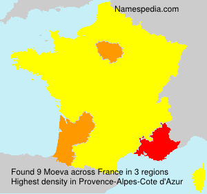 Surname Moeva in France Surname Moeva in France