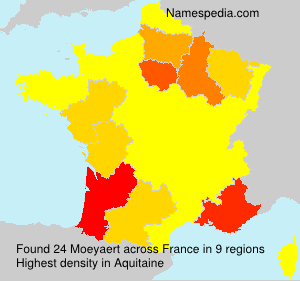 Surname Moeyaert in France Surname Moeyaert in France