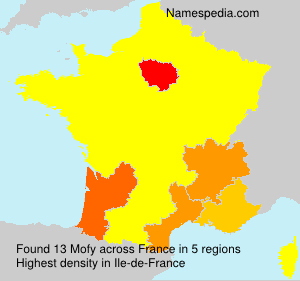Surname Mofy in France Surname Mofy in France