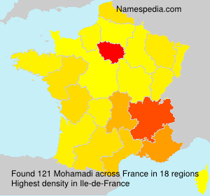 Surname Mohamadi in France Surname Mohamadi in France