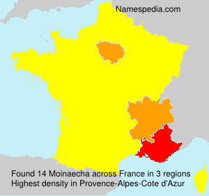 Surname Moinaecha in France Surname Moinaecha in France