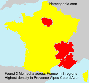 Surname Moinecha in France Surname Moinecha in France