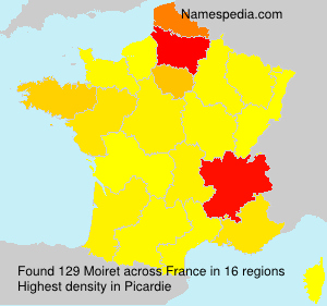 Surname Moiret in France Surname Moiret in France