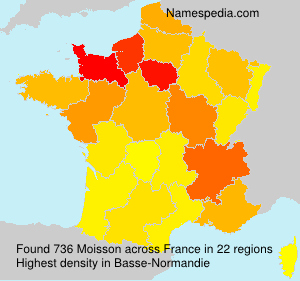 Surname Moisson in France Surname Moisson in France