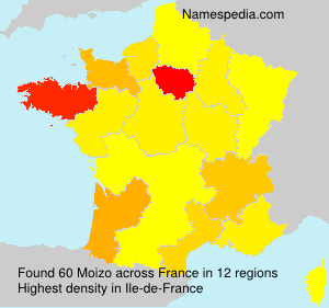 Surname Moizo in France Surname Moizo in France