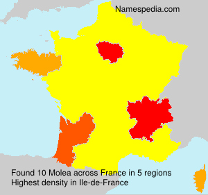 Surname Molea in France Surname Molea in France