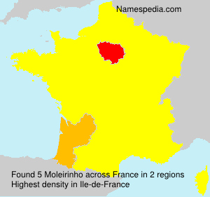 Surname Moleirinho in France Surname Moleirinho in France